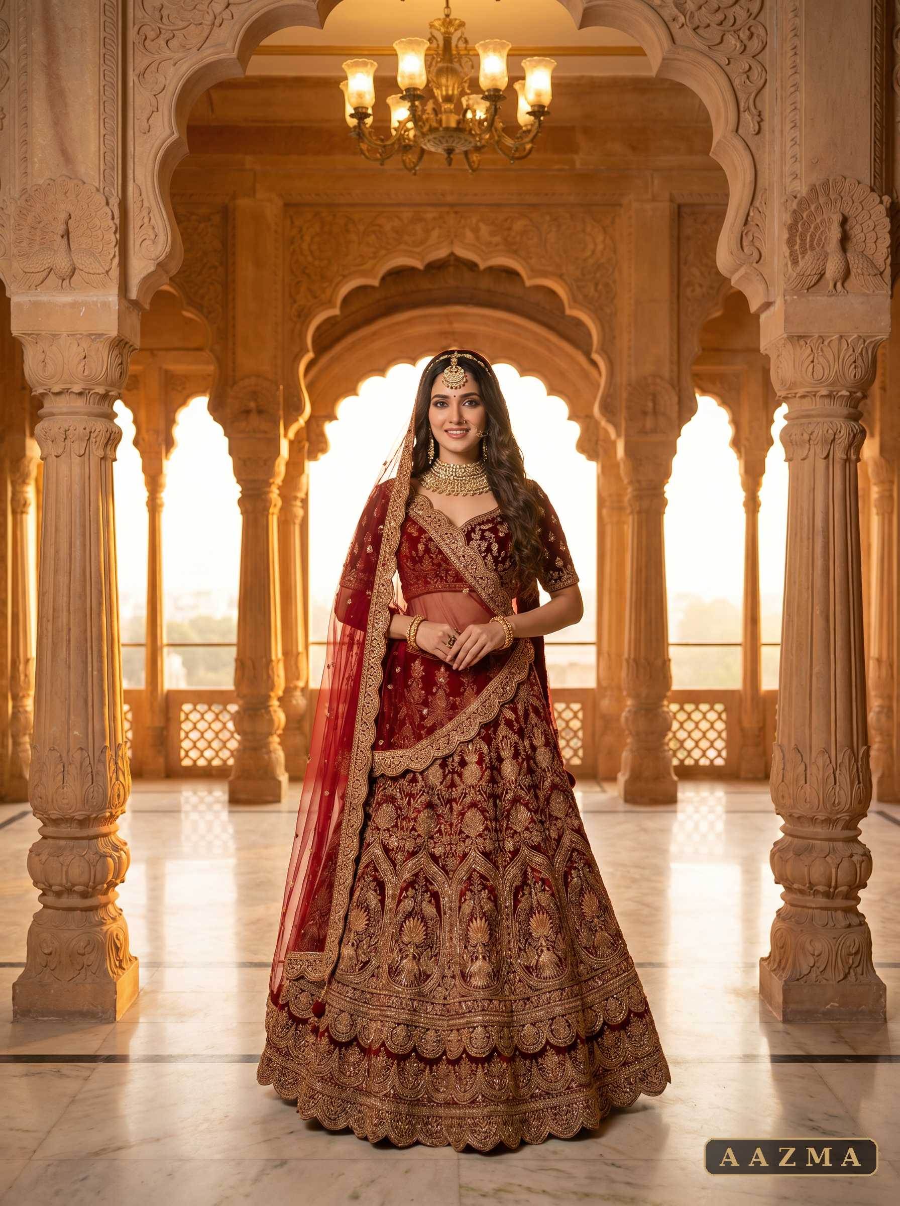 ③ AAZMA bridal render